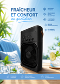 Climatiseur/ventilateur noir